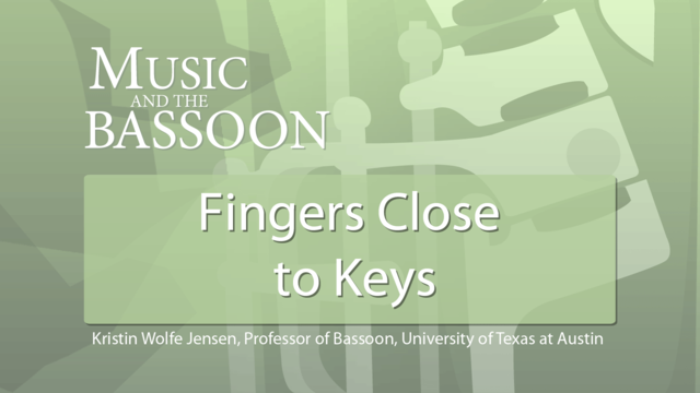 Play Video Fingers Close to Keys